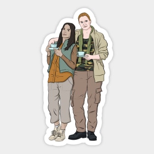 Detectorists - Louise & Varde - DMDC Line up Sticker